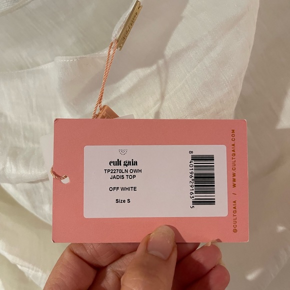Cult Gaia Jadis Top off white - size Small, new with tags - Picture 6 of 14
